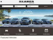 Tablet Screenshot of klabenlincoln.com